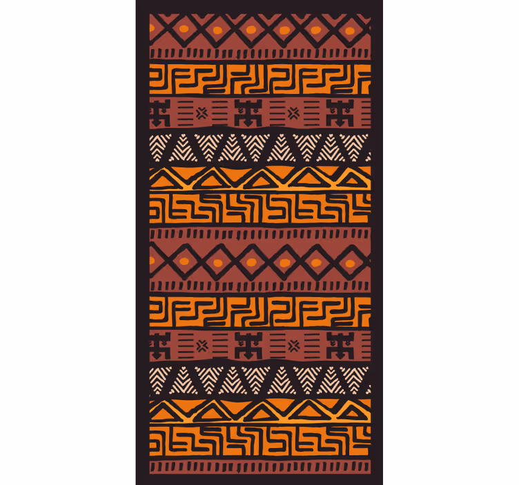 Rulou geam cameră stil african - TenStickers
