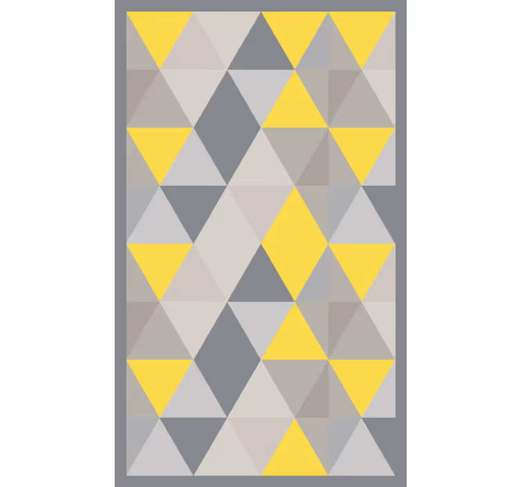 Rulou geam cameră triunghiuri pantone - TenStickers