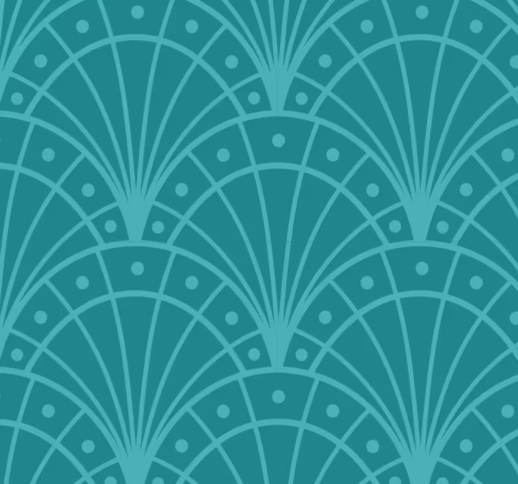Rulou geam cameră stil art deco - TenStickers