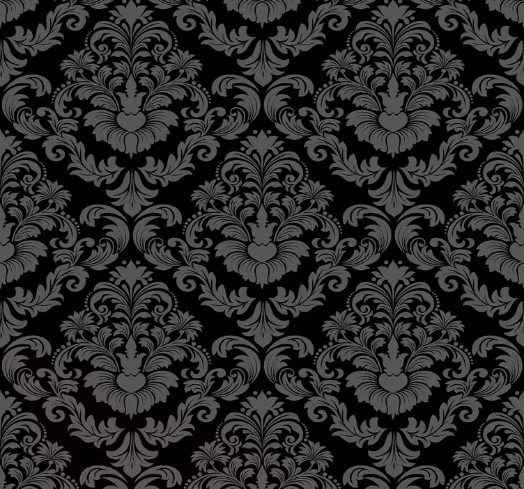 Rulou geam vintage design floral luxos - TenStickers