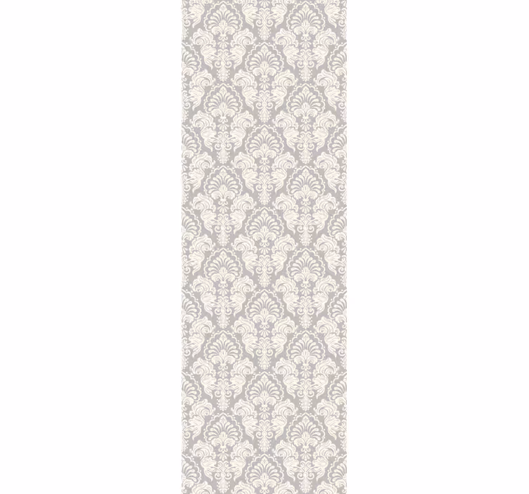 Rulou geam vintage cu model floral elegant - TenStickers
