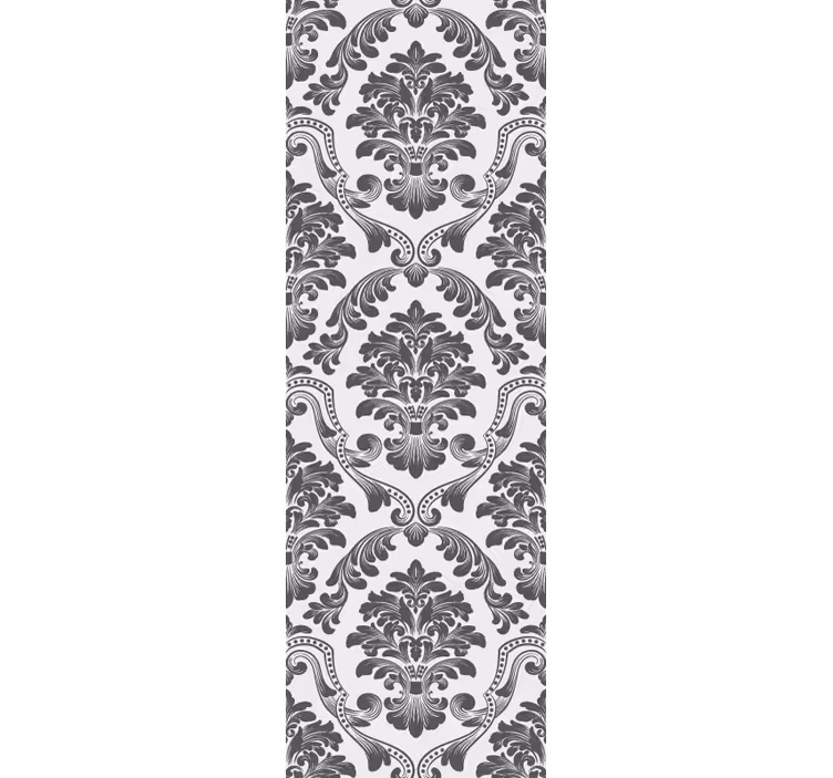 Rulou geam vintage cu motiv floral clasic - TenStickers