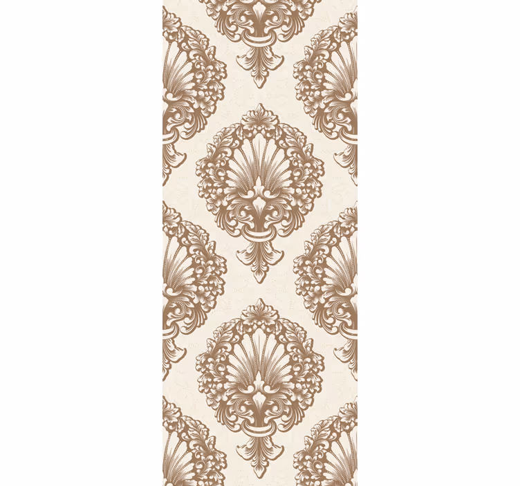 Rulou geam vintage cu motive elegante de scoici - TenStickers