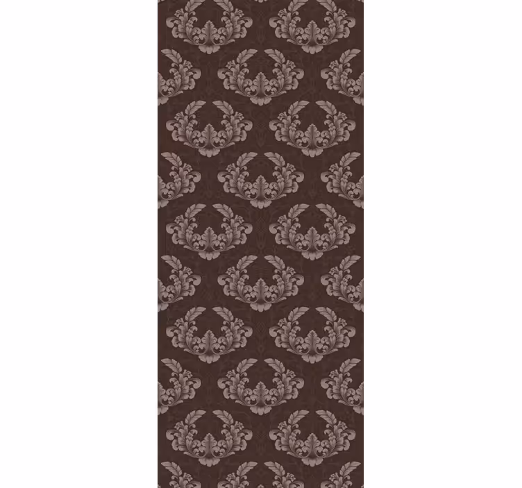 Rulou geam vintage cu modele florale clasice - TenStickers