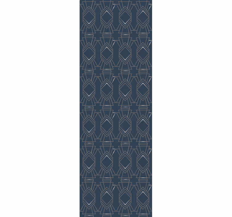 Rulou geam vintage romb art déco - TenStickers