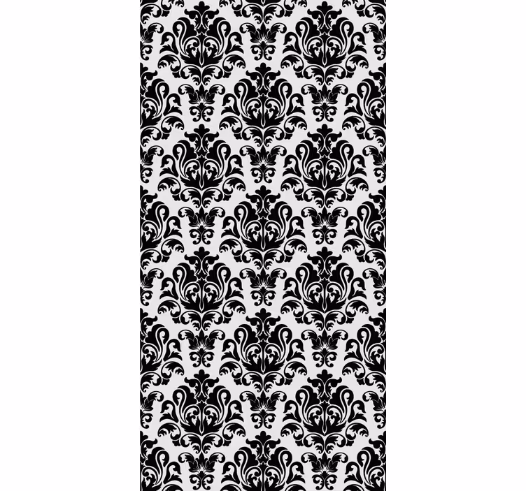 Rulou geam vintage model elegant monocrom - TenStickers