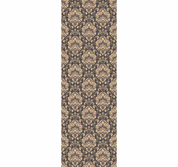 Rulou geam vintage design baroc auriu - TenStickers