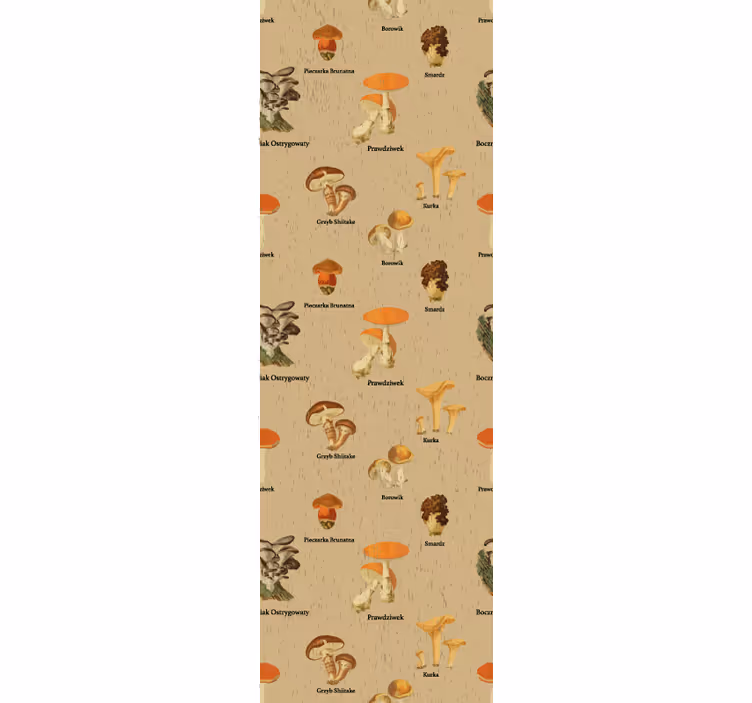 Rulou geam vintage tipuri de ciuperci vintage - TenStickers