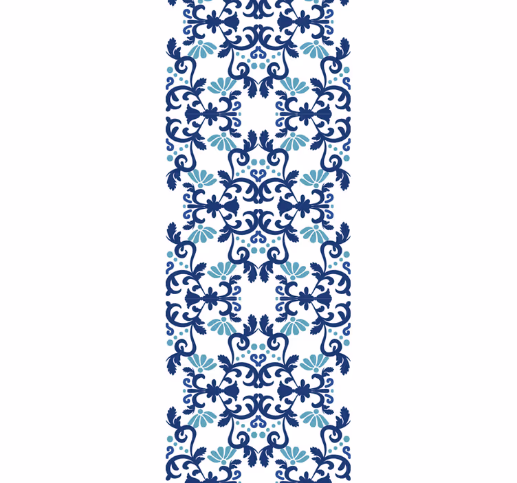Rulou geam vintage stil damasc clasic - TenStickers