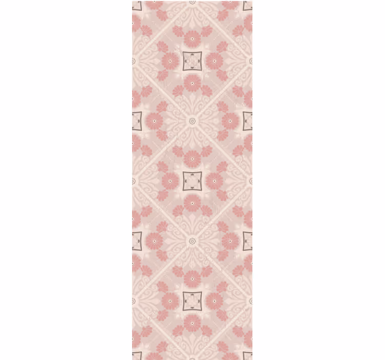 Rulou geam vintage cu model pastel vintage - TenStickers