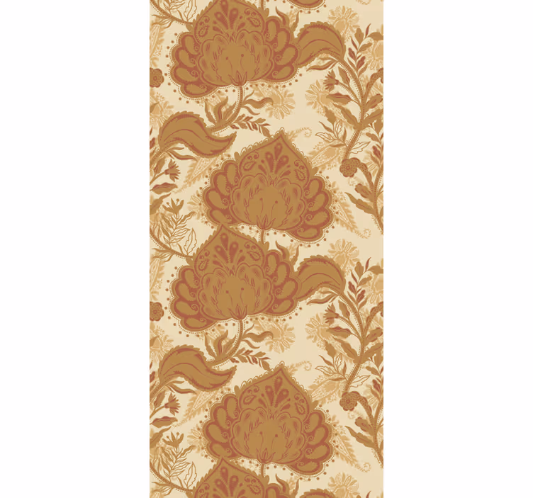 Rulou geam vintage stil damasc floral - TenStickers