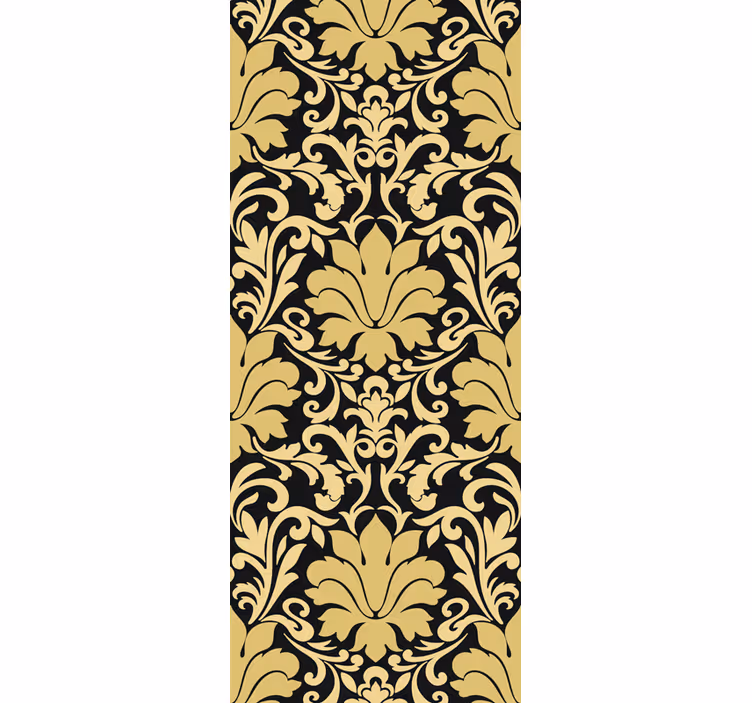 Rulou geam vintage stil damasc de lux - TenStickers