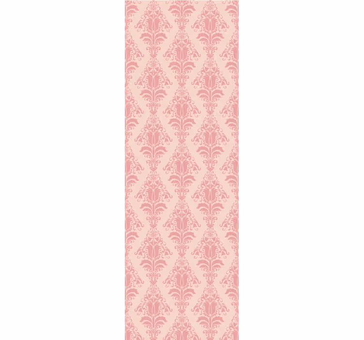 Rulou geam vintage cu model floral roz provincial - TenStickers