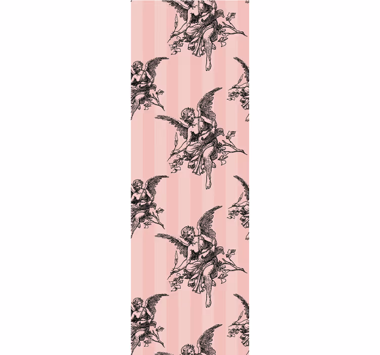Rulou geam vintage design artistic toile jouy - TenStickers