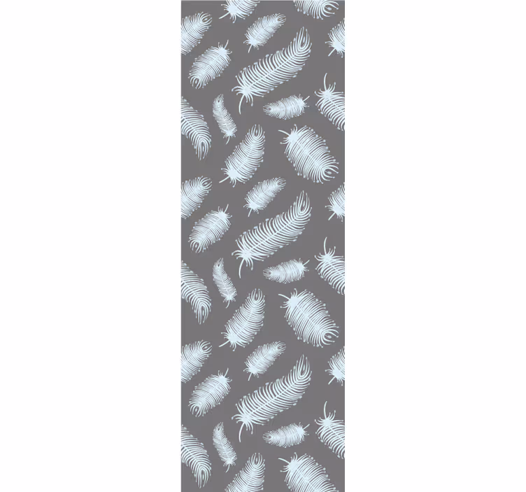 Rulou geam vintage pene boho pe fundal închis - TenStickers