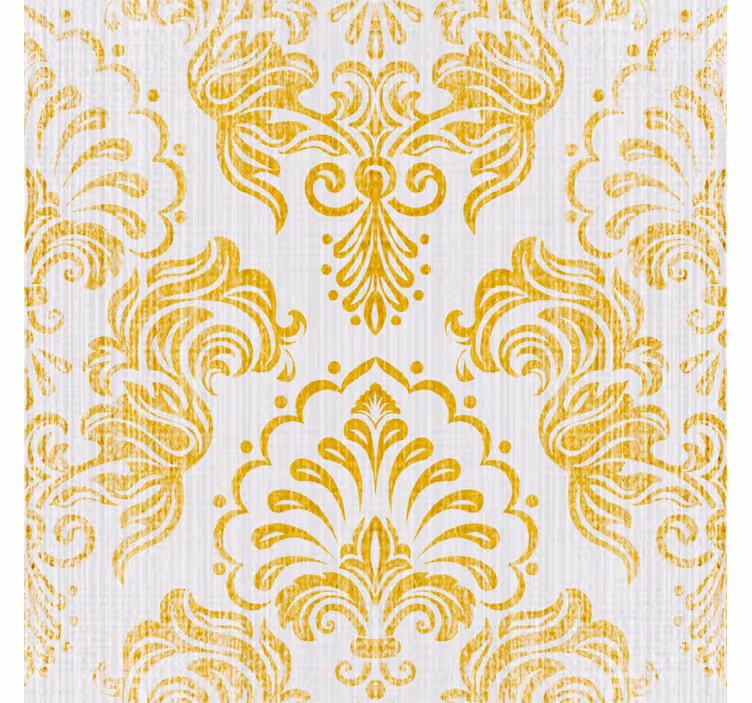 Rulou geam vintage design auriu - TenStickers