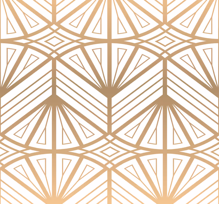 Rulou geam vintage cu efect decorativ gradient auriu - TenStickers
