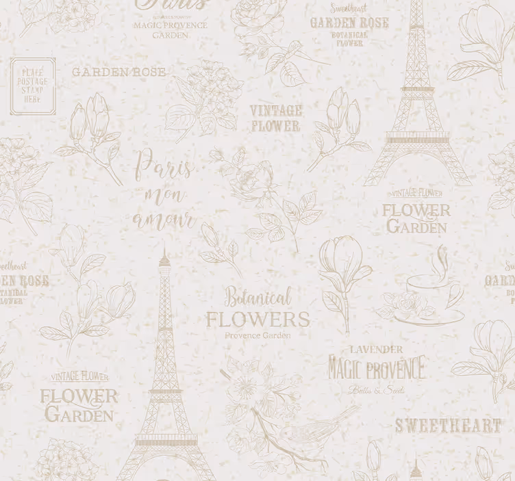 Rulou geam vintage stil paris - TenStickers