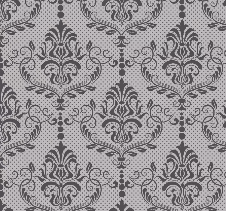 Rulou geam vintage cu model baroc elegant - TenStickers