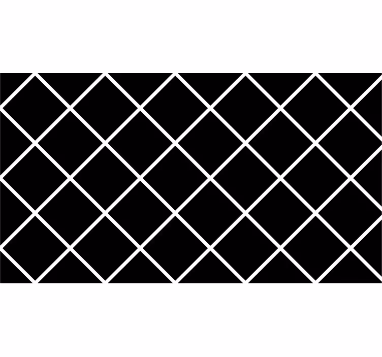 Rulou geam negru linii geometrice moderne - TenStickers