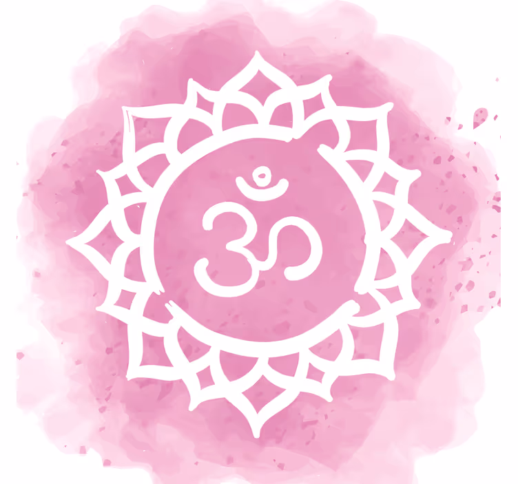 Rulou geam salon simbol frumos chakra coroanei - TenStickers