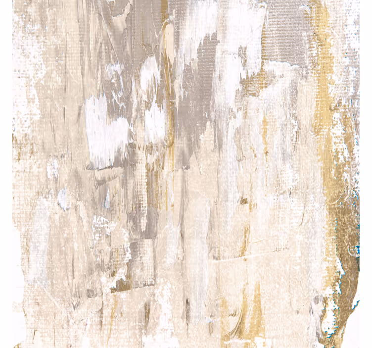 Rulou geam salon tablou abstract pădure albă - TenStickers