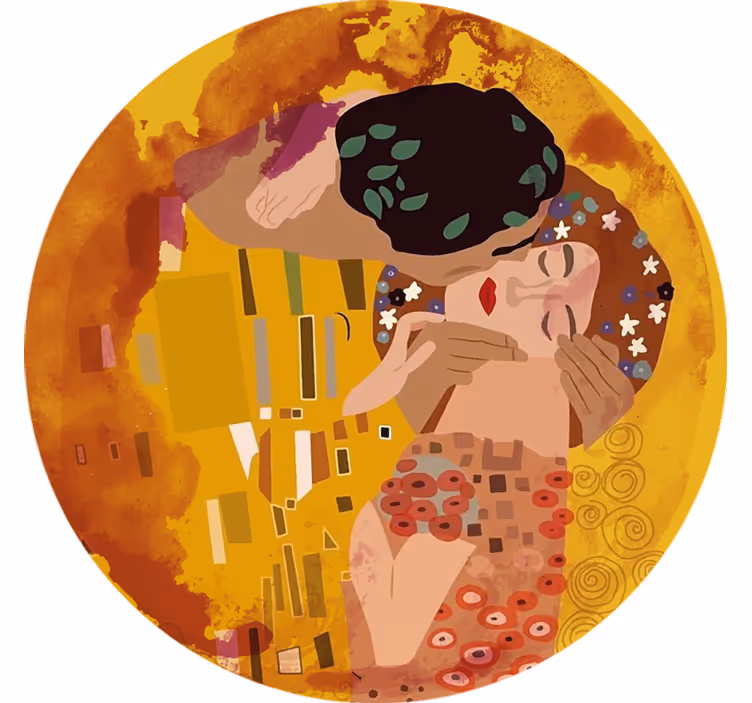 Rulou geam cameră Îmbrățișarea lui klimt - TenStickers