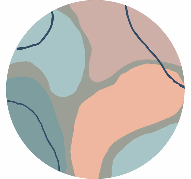 Rulou geam cameră forme geometrice abstracte - TenStickers