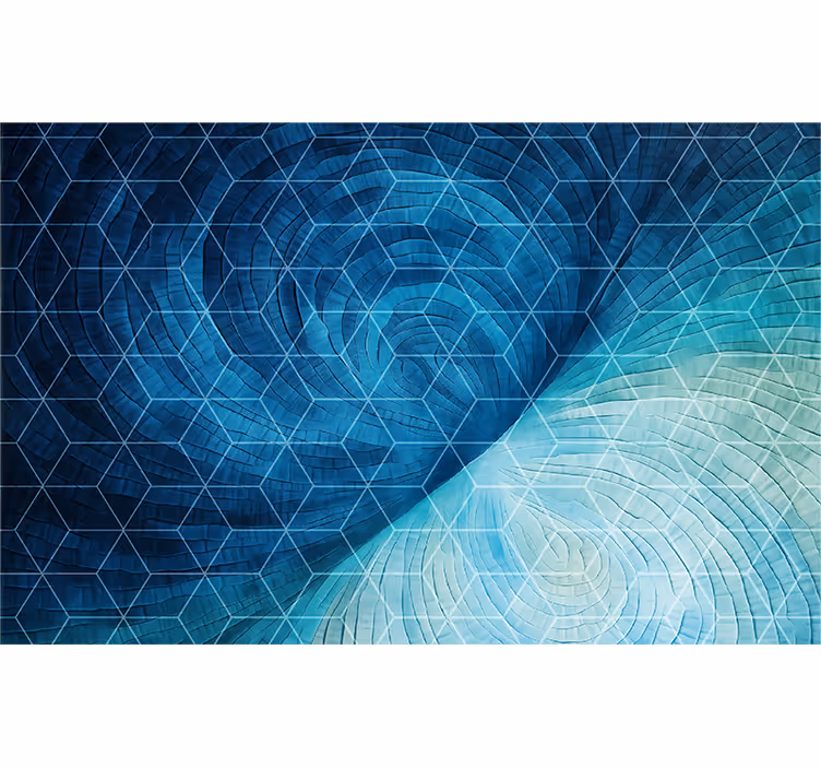 Rulou geam cameră fundal albastru abstract - TenStickers