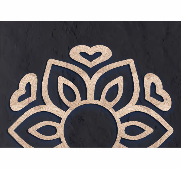 Rulou geam cameră imitație rattan stil boho - TenStickers
