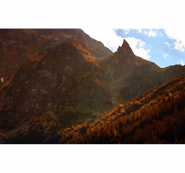 Rulou geam cameră peisaj montan tatra poloneză - TenStickers