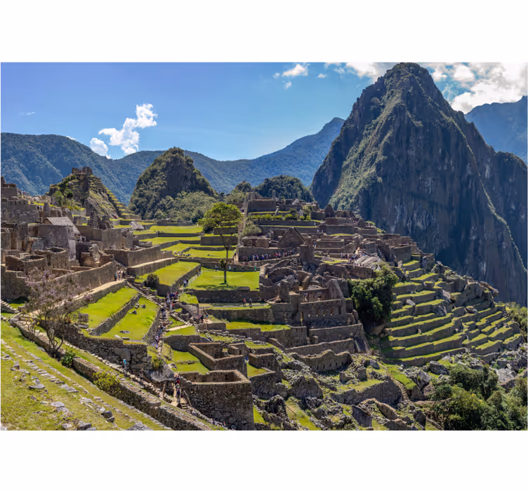Rulou geam cameră ruine machu picchu - TenStickers