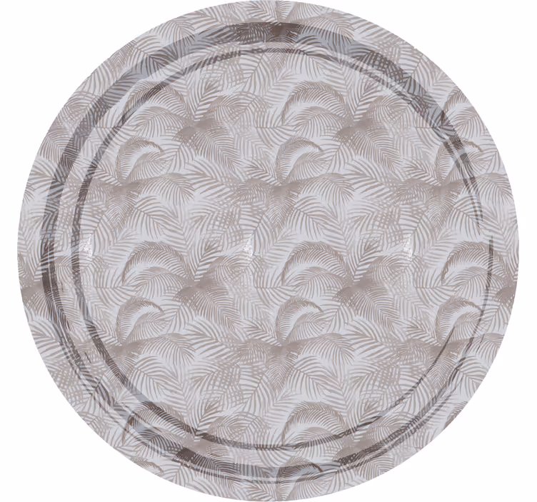 Rulou geam gri elegant botanic anii '80 - TenStickers