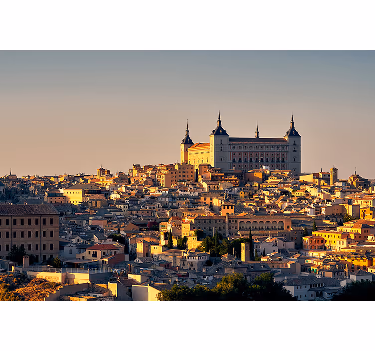 Rulou geam salon alcázar din toledo - TenStickers