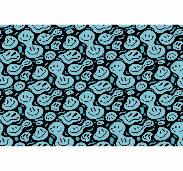 Rulou geam cameră emoticoane zâmbitoare distorsionate - TenStickers