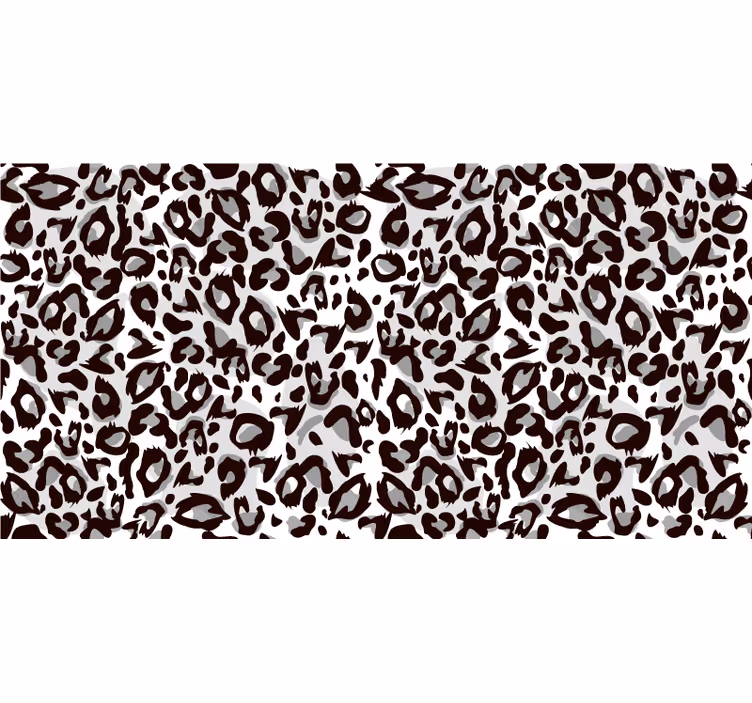 Rulou geam cameră leopard negru - TenStickers