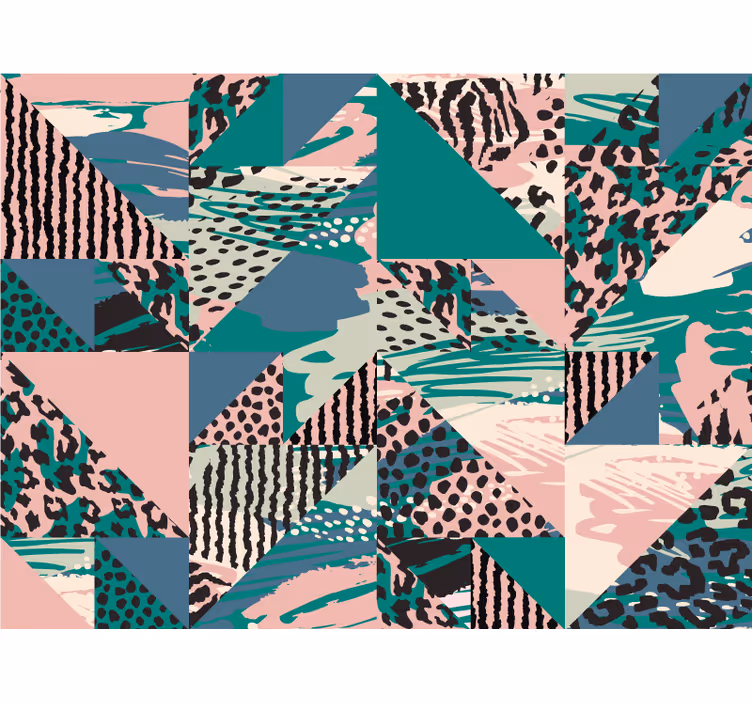 Rulou geam cameră plăci leopard etnice - TenStickers