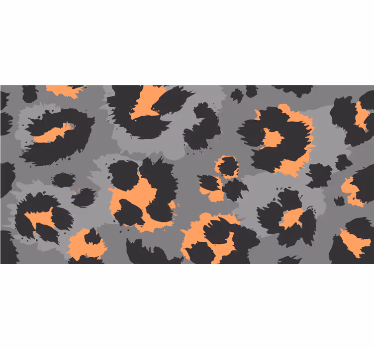 Rulou geam cameră piele leopard gri - TenStickers