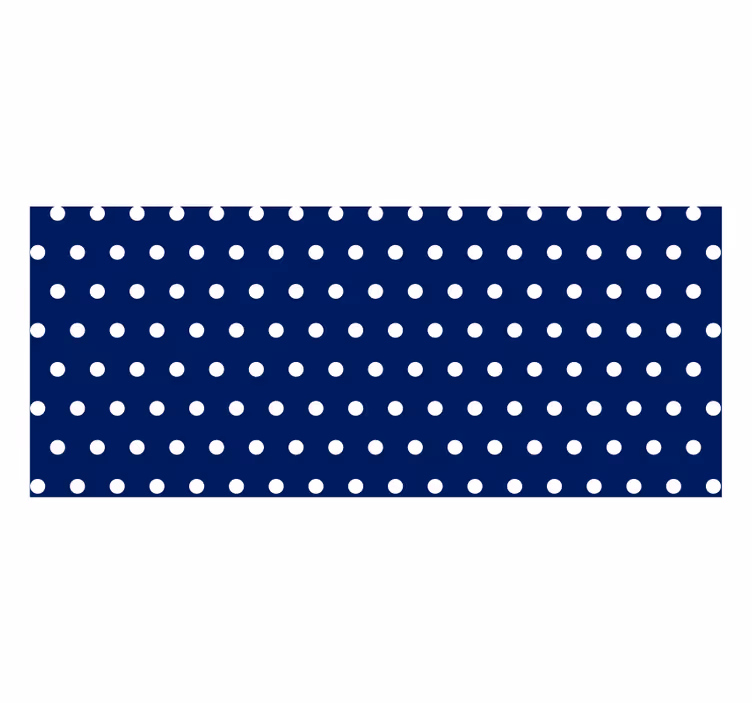 Rulou geam cameră puncte albe - TenStickers