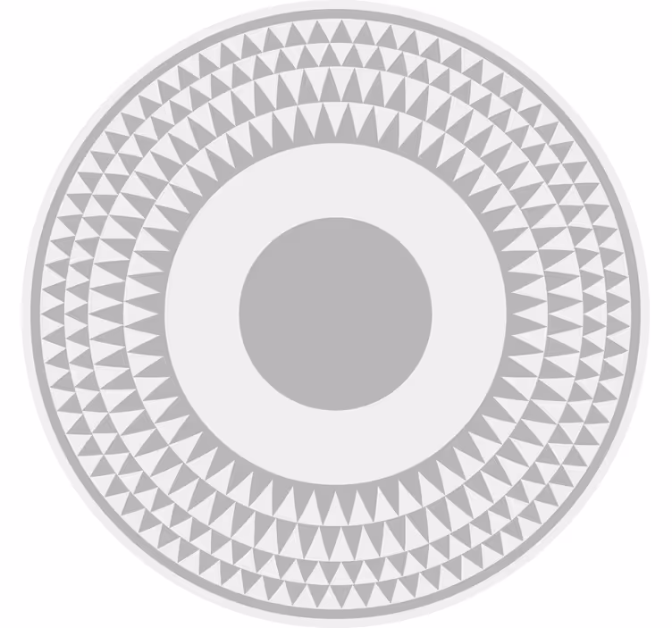 Rulou geam cameră model triunghiuri gri minimaliste - TenStickers
