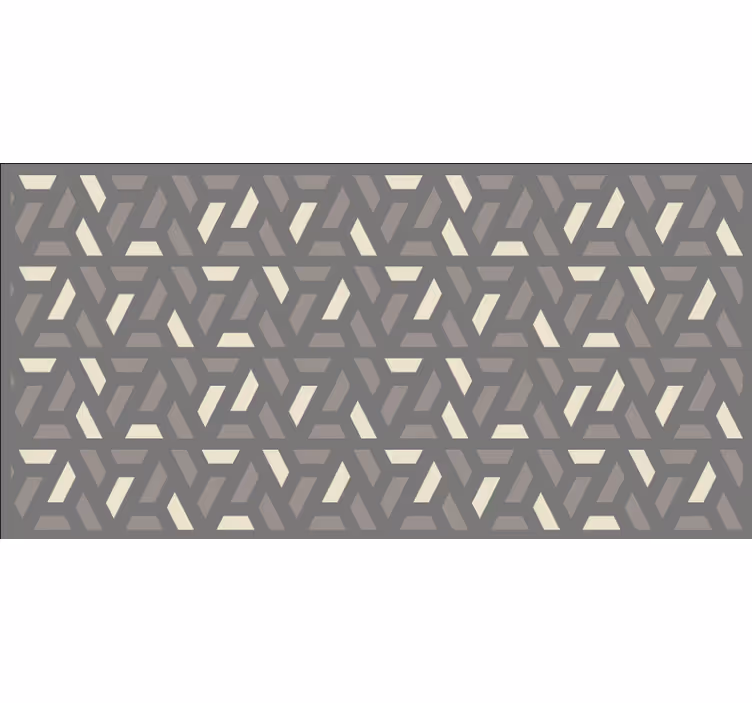 Rulou geam cameră model triunghiuri gri geometrice - TenStickers