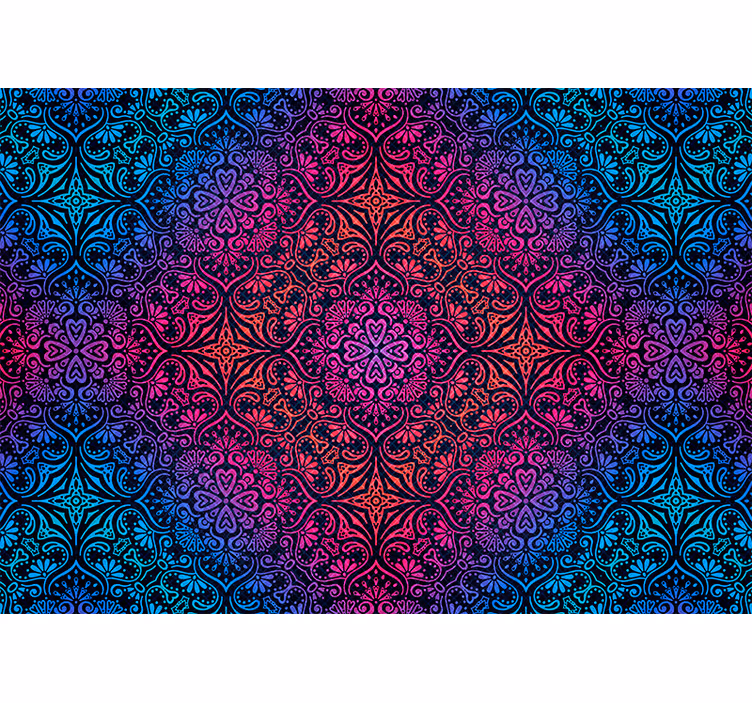 Rulou geam cameră mantra mandala boemă - TenStickers