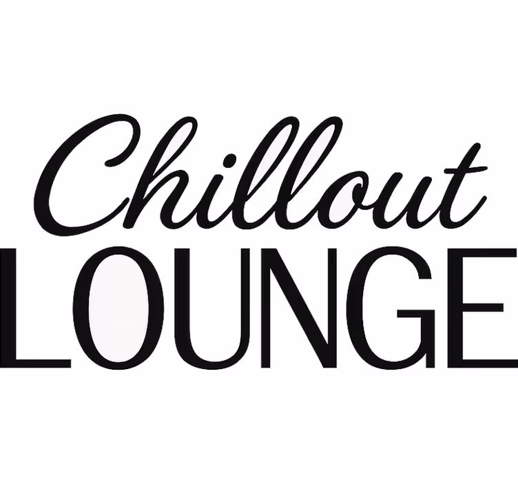 Rulou geam salon zonă de relaxare - TenStickers