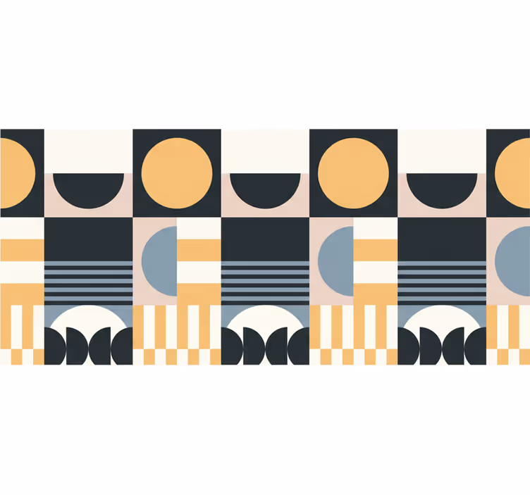 Rulou geam salon model abstract modern - TenStickers