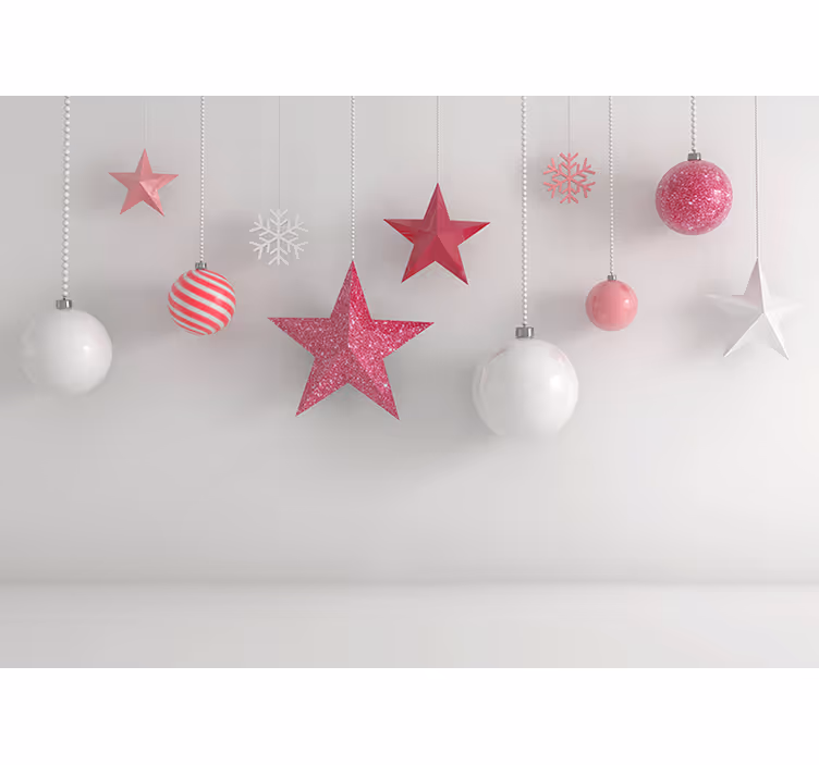 Rulou geam pentru copii cu baloane roz decorativi - TenStickers