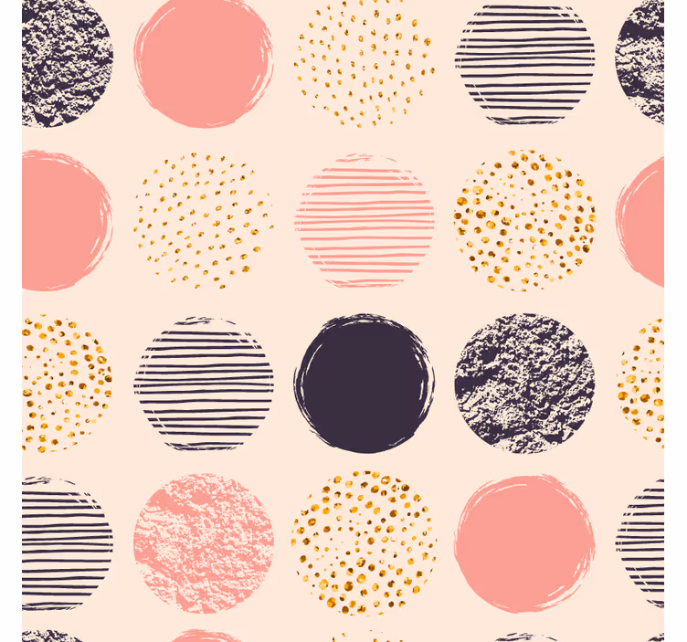 Rulou geam pentru copii orbite colorate - TenStickers