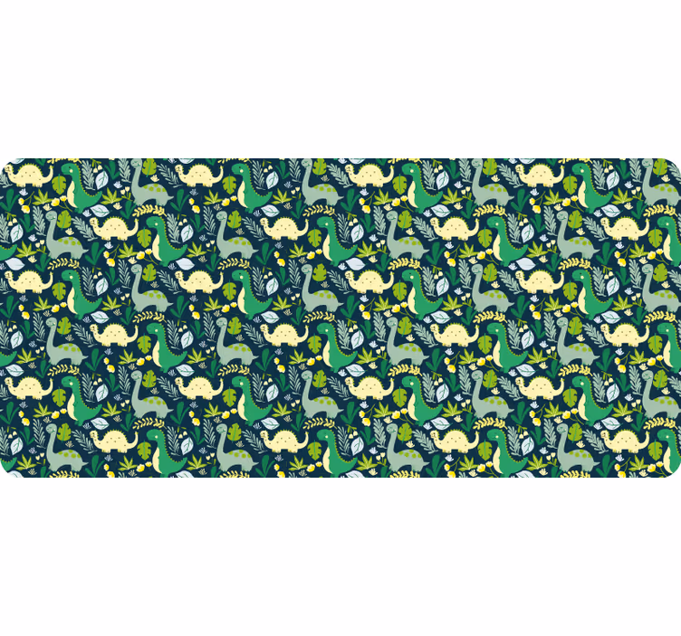 Rulou geam pentru copii dinozauri desenati pe fundal natural - TenStickers