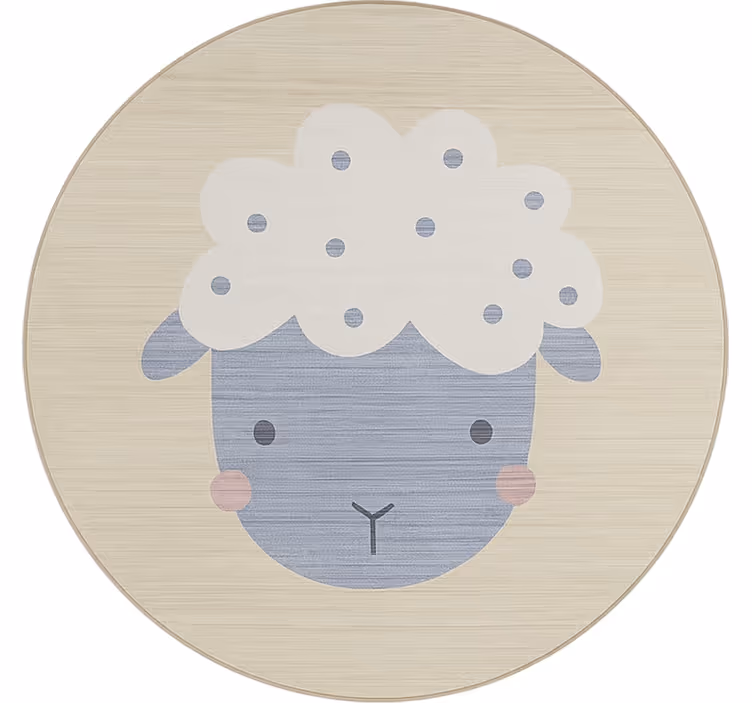 Rulou geam pentru copii oiță bej - TenStickers