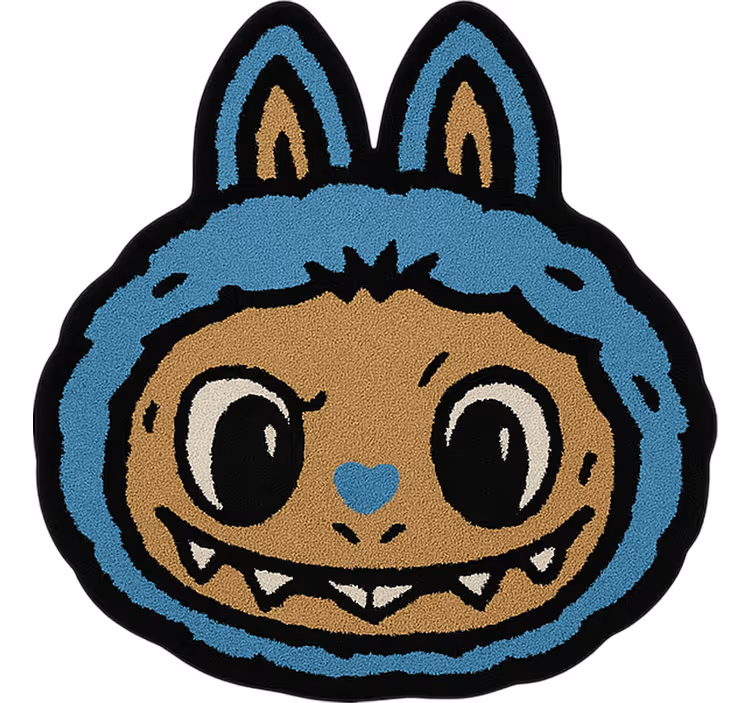 Rulou geam pentru copii design labubu albastru - TenStickers
