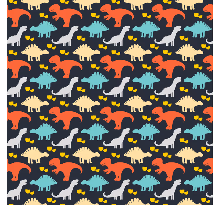 Rulou geam pentru copii cu imprimeu dinozauri - TenStickers